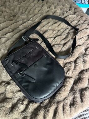 Black Crossbody Shoulder Bag by
